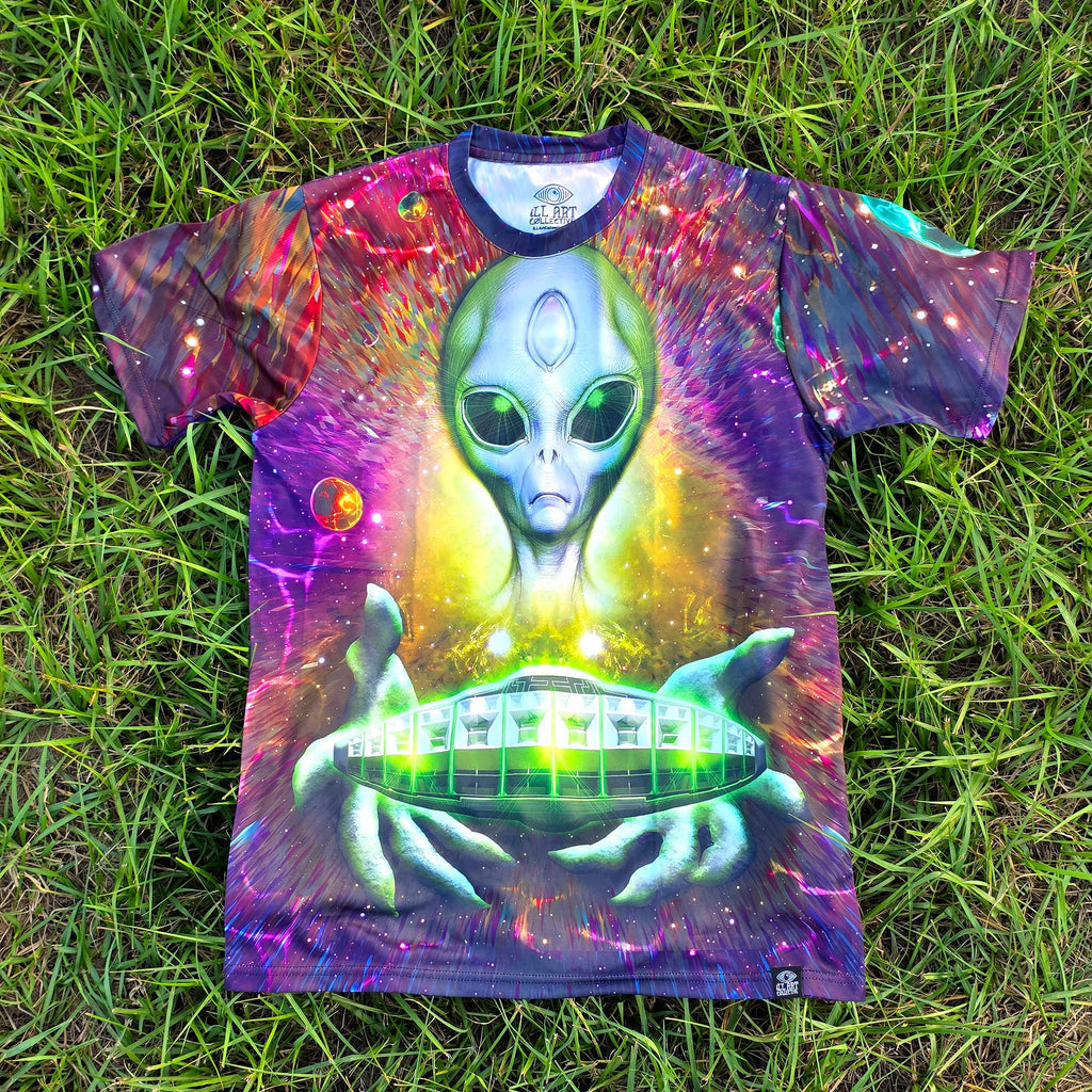 Funktion Abduction T-Shirt // Sanzone Art x iLL Art Collective collab