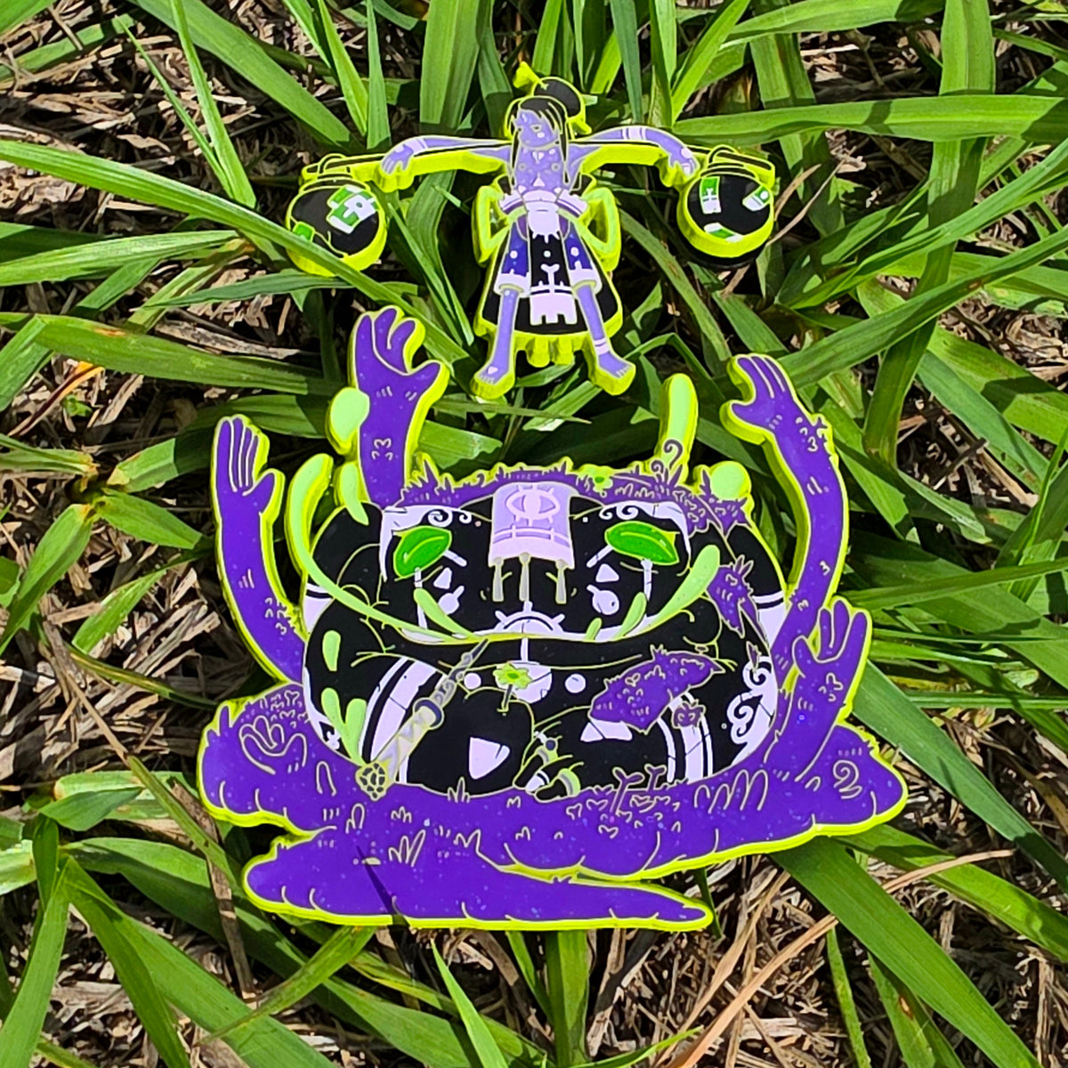 Toad Boy & Big Moss Pins // Salamander King x iLL Art Collab – iLL Art ...