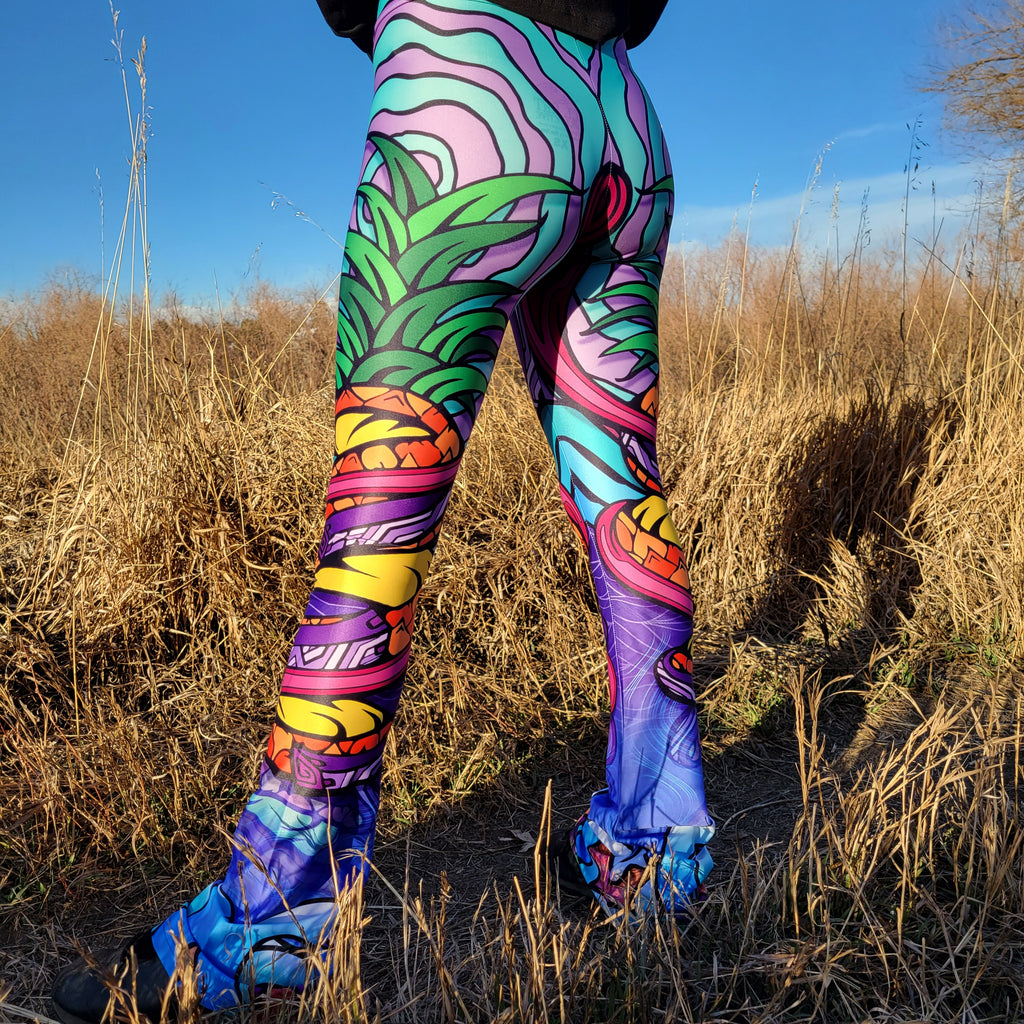 High Waisted Psychadelic Tie Dye Sublimation Leggings – Sock Dreams