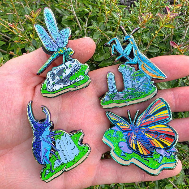 Lost Jungle Bug Pins // Simi Alex Art x iLL Art Collab – iLL Art Collective
